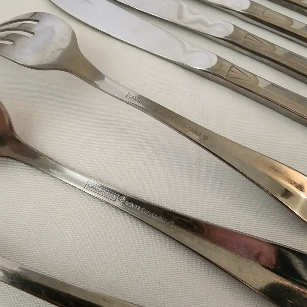 Cambridge Stainless Steel Utensil Lot Of 31